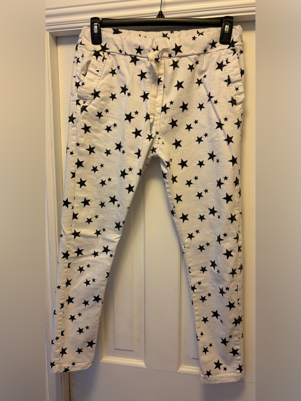 Women’s designer jeans with Stars and drawstring waist